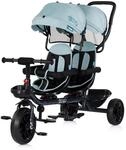 Chipolino Zwillingsdreirad Hip Hop, zwei Kinder, bis 40 kg, Sitze 360&deg; drehbar
