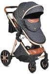 Moni Kinderwagen Alma Sportsitz Tragetasche umbaubar Wickeltasche Sitz umkehrbar