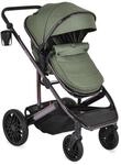 Moni Kombikinderwagen 3 in 1 all Road umbaubar Babyschale Sportsitz Tragetasche gr&uuml;n