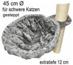 Nanook Liegemulde XL extratief grau &Oslash; 45 cm