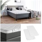 VitaliSpa Matratzenschoner 90x200 Topper Matratzen-Auflage wei&szlig; Boxpspringbett