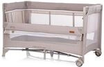 Chipolino Reisebett Glory 2 Ebenen Matratze R&auml;der zusammenklappbar Tragetasche beige
