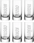 LUXENTU Stamper Schnaps-Ensemble 55 ml 6er Set