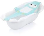 Chipolino Babywannen Netz Tiere, Badewanneneinsatz, Kunststoffb&uuml;gel, ab Geburt blau