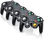 CSL 4x Nintendo-Controller, Gamepad f&uuml;r Nintendo GameCube / Wii Vibrationseffekte /