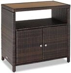 tectake&reg; Gartenschrank, wetterfest und UV-best&auml;ndig, starkes Magnetschloss,...