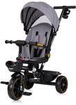 Chipolino Tricycle Max Sport 2 in 1, Dreirad, Becherhalter, Sitz umkehrbar, Korb grau