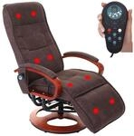 Relaxliege Terni II, Relaxsessel Massagesessel, MIT Massage Stoff/Textil ~