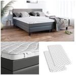 VitaliSpa Topper Matratzenschoner 90x200 cm Matratzen-Auflage wei&szlig; Microfaser