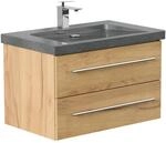 Badm&ouml;bel Granit G654 YAMO 75cm 1 Hahnloch SoftClose in versch. Ausf&uuml;hrungen
