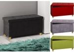 VCM Stoff Sitzbank Ma&szlig;e ca. H. 40 x B. 76 x T. 38 cm Kiste f&uuml;r flexiblen