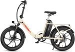 Maxtron Mule, Falt-E-Bike, All-Terrain E-Bike, 20" Zoll, cremewei&szlig;