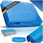 tectake&reg; Pool-Solarfolie, rechteckig und selbstschwimmend, St&auml;rke 200 &micro;m, 500 x