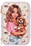 Depesche 3-Fach Federtasche SUNNY DOG TOPModel 7,5 x 13 x 20 cm