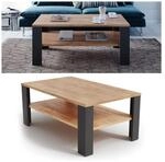 VICCO Couchtisch Anthrazit Sandeiche 100 x 60 cm - Wohnzimmertisch Beistelltisch