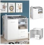 Vicco Wickelkommode Wickeltisch Wickelschrank Lea Wei&szlig; Wickelaufsatz Schublade