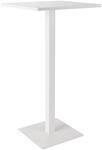 CLP Stehtisch eckig 60 cm Sharon, Bartisch quadratisch mit stabilem Metallgestell aus
