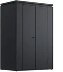 Weide Noble Gartenschrank 2000 L Verzinkter Stahl Anthrazit