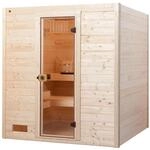 weka Massivholz-Sauna VALIDA Gr. 3 Sparset 9,0 kW K inkl. integrierter Steuerung,