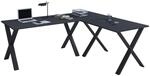 VCM VCM Holz Schreibtisch Eckschreibtisch schlicht 160x130 L Form links oder