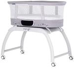 Chipolino Beistellbett Sogno 2 in 1 Spieltisch, Fernbedienung, eingebaute Waage grau