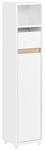 SoBuy Badunterschrank mit 1 Schublade Wei&szlig; 19,6x19,6x95,6cm Funktional