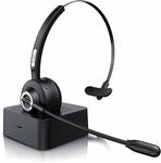 CSL - kabelloses Headset mit Ladestation - Mono Bluetooth Headset mit Mikrofon...