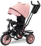 Lorelli Tricycle Speedy, Luftreifen, drehbarer Sitz, Musik, Licht, Schubstange pink