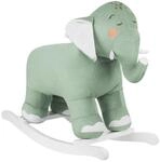Kikkaboo Schaukeltier Elefant Holzgriffe, Holzkufen, Holzspielzeug ab 18 Monate...