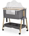 Cangaroo Beistellbett Amo h&ouml;henverstellbar, Moskitonetz, Rollen, Bremse Matratze
