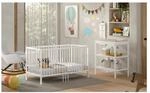 DINO Baby-/Junior Set best. aus Baby/Juniorbett und Wickelregal, Buche massiv -