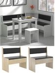 VCM Holz Eckbank Sitzbank f&uuml;r Esstisch Bank mit Truhe f&uuml;r Esszimmer und K&uuml;che 