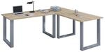 VCM VCM Holz Schreibtisch Eckschreibtisch schlicht 220x160 L Form links oder