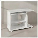 KADIMA DESIGN Laptoptisch Computertisch: 3D-Ecken, Stauraum, 90x50x71 cm,