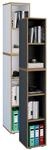 VCM Holzregal stehend platzsparender Aktenschrank Ma&szlig;e ca. B. 30 x H. 183 x T.