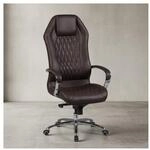 KADIMA DESIGN Chefsessel MILANO Echtleder, Multiblockwippmechanik,