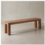 KADIMA DESIGN Sitzbank Landhaus-Stil: Massivholz, Akazie/Sheesham, 120/140/160/180x45