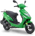 LuXXon Motorroller ECO (45km/h) E5 EFI, gr&uuml;n - 50ccm 4-Takt, 2,2kW/3PS,...