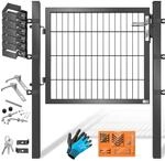 KESSER&reg; Gartentor Premium Gartent&uuml;r aus Metall verzinktem Stahl, Gartent&uuml;r f&uuml;r