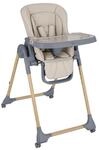 Kikka boo Kinderhochstuhl Olive 2 klappbar R&auml;der h&ouml;henverstellbar Ablagefach beige