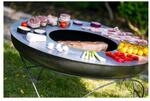 FARMCOOK Bratplatte Grillplatte Feuerplatte f&uuml;r Feuerschale &Oslash; 81 CM