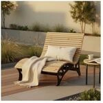 HOME DELUXE Wellenholzliege / Waldsofa TAIGA - 120 cm