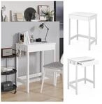Vicco Schreibtisch Surrey Wei&szlig; 60 x 40 cm mit Schublade