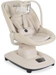 Cangaroo Babywippe Hera elektrisch, Musik, Moskitonetz, 360-Grad-Drehung, Timer beige