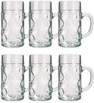 Bierglas, Bierkrug, Ma&szlig;krug, Bierseidel 6er Set Biergl&auml;ser, ISAR - 0,3 Liter