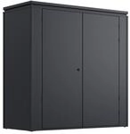 Weide Noble Gartenschrank 2930 L Verzinkter Stahl Anthrazit
