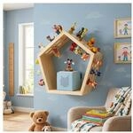 Baby Vivo Regal f&uuml;r Toniebox mit magnetischer Aufbewahrung f&uuml;r &uuml;ber 68 Tonies -