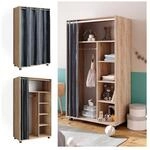 Vicco mobiler Kinderkleiderschrank Dielenschrank Garderobe Doros Sonoma modern 100 x