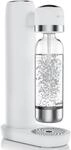 Arendo Wassersprudler, Soda Maker mit 1000 ml PET-Flasche, kompatibel mit 60 L