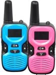 Denver WTK-441 Walkie Talkie Set Kinder &ndash; 2 St&uuml;ck, rosa/blau